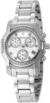 Bulova 96R138 Wintermoor Diamonds Silver Tone Wave Pattern Dial Chronograph