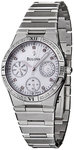Bulova 96R104 Diamond Chronograph Mother of Pearl Dial
