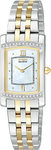 Citizen EG3124-51D Two Tone Stiletto Bracelet Diamonds Mother Of Pearl Dial