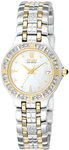 Citizen EW0694-56D Two Tone Stainless Steel Lucca Eco-Drive with Diamonds