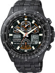 Citizen JY0005-50E Skyhawk AT Multi-Band Atomic Eco-Drive Flight Chronograph