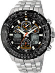 Citizen JY0010-50E Titanium Skyhawk AT Multi-Band Atomic Eco-Drive Flight Chronograph