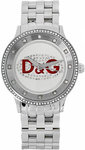 D&G DW0144 Stainless Steel Prime Time White Dial with Crystals