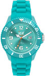 Ice SI-TE-B-S-10 Sili Large Turquoise Dial Plastic