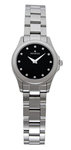 Movado 0605963 Junior Sport Women Black Dial Stainless Steel Diamonds