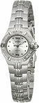 Seiko SXGN25 Stainless Steel Coutura Silver Dial with Diamonds