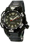 Seiko SKZ285 Black Stainless Steel Superior Starfish Diver Automatic
