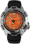 Seiko SKZ281 Stainless Steel Superior Starfish Diver Automatic Orange Dial