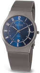 Skagen 233XLTTN Titanium Mesh Blue Arabic Numeral Dial