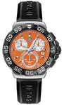 Tag Heuer CAH1113BT0714 Formula 1 Orange Dial Chronograph Rubber Strap