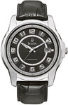 Bulova 96B127 Stainless Steel Precisionist Claremont Quartz Black Dial Strap