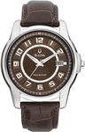 Bulova 96B128 Stainless Steel Precisionist Claremont Quartz Brown Dial Strap