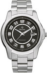 Bulova 96B129 Stainless Steel Precisionist Claremont Quartz Black Dial
