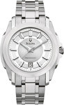 Bulova 96B130 Stainless Steel Precisionist Longwood Quartz Silver Tone Dial