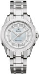 Bulova 96M108 Stainless Steel Precisionist Longwood Quartz Mother Of Pearl Dial
