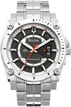 Bulova 96B133 Titanium Precisionist Champlain Quartz Black Dial