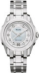 Bulova 96P115 Stainless Steel Precisionist Longwood Quartz Mother Of Pearl Dial Diamonds