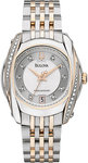Bulova 98R141 Two Tone Precisionist Tanglewood Quartz Mother Of Pearl Dial Diamonds