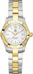Tag Heuer WAF1424BB0825 Two Tone Stainless Steel Aquaracer Mother Of Pearl Dial