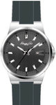 Kenneth Cole KC1744 Stainless Steel Black Dial Silicone Strap