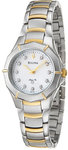 Bulova 98P110 Two Tone Marine Star Mother Of Pearl Dial Diamonds