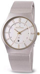 Skagen 233XLSGS Stainless Steel Mesh Band Two Tone Dial