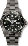 Swiss Army 241356 Gunmetal Stainless Steel Dive Master Black Dial Automatic