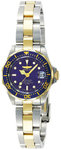Invicta 8942 Two Tone Stainless Steel Pro Diver Blue Dial Quartz