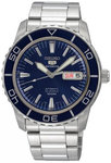 Seiko SNZH53 Stainless Steel Seiko 5 Sports Automatic Blue Dial Bezel