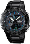 Casio EFA131BK-1AV Black Stainless Steel Edifice Black Label EFA Chronograph Analog Digital