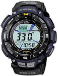 Casio PAG240B-2 Triple Sensor Solar Pathfinder Blue Digital Strap