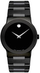 Movado 0605899 Safiro Mens Stainless Steel Black Dial