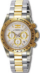 Invicta 9212 Two Tone Stainless Steel Speedway Diver Chronograph White Dial