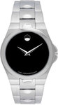 Movado 0605556 Luno Stainless Steel Black Dial