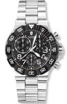 Swiss Army 241337 Stainless Steel Summit Chronograph Black Dial Bezel