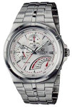 Casio EF325D-7A Stainless Steel Edifice Luminous Silver Tone Dial