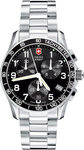 Swiss Army 241122 Classic Chronograph Black Dial Stainless Steel