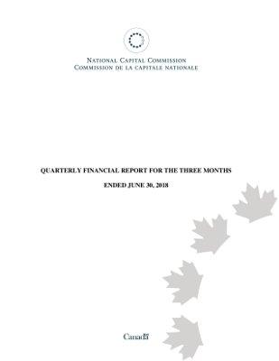 Quarterly Financial Report For The Three Months Ended June 30, 2018