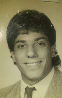 Anthony's father John as a Furman freshman.
