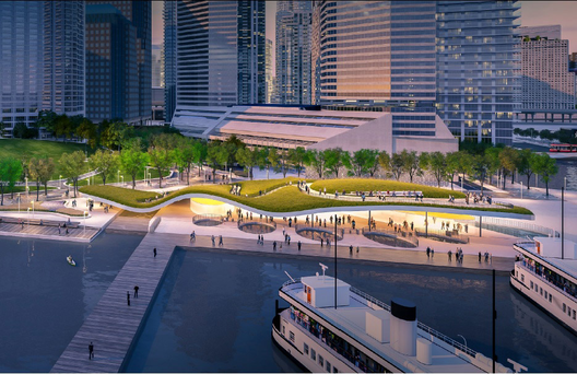 Harbour Landing Ferry Terminal / KBMP Architects, West 8, Greenburg Consultants. Image Courtesy of WATERFRONToronto