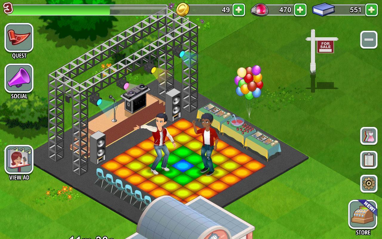 High School Story Virtual World Games 3D