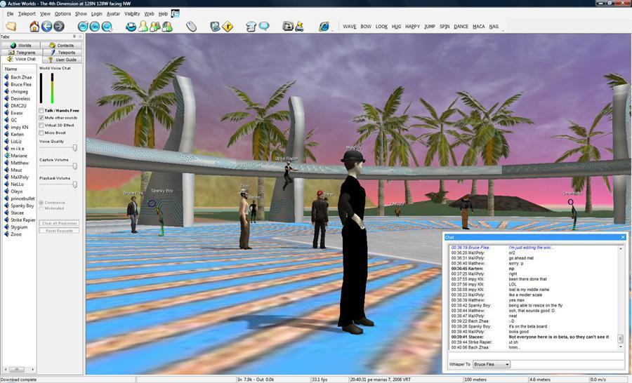 Active Worlds Virtual World Games 3D