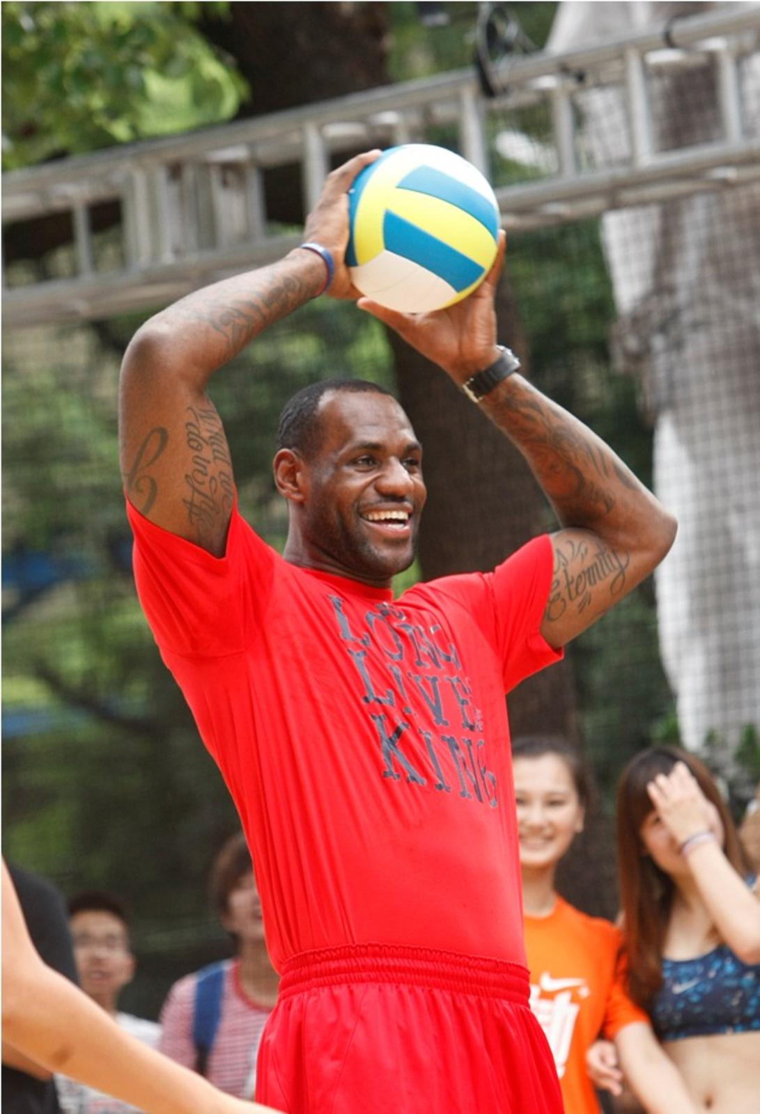 LeBron James joins the action at Nike+ Festival of Sport 2012 Nike News