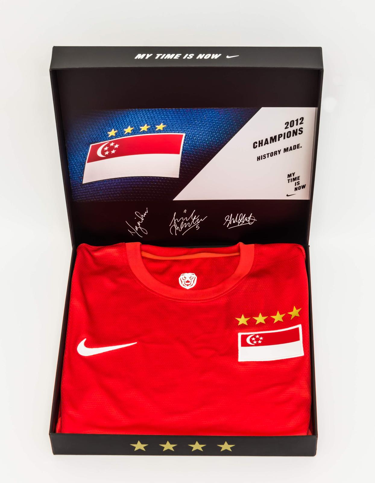 Nike limitededition Singapore Lions jersey honors team's 2012 wins