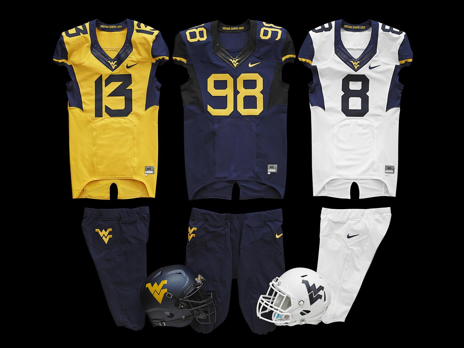 West Virginia Unveils New Football Uniforms for 2013 Season Nike News