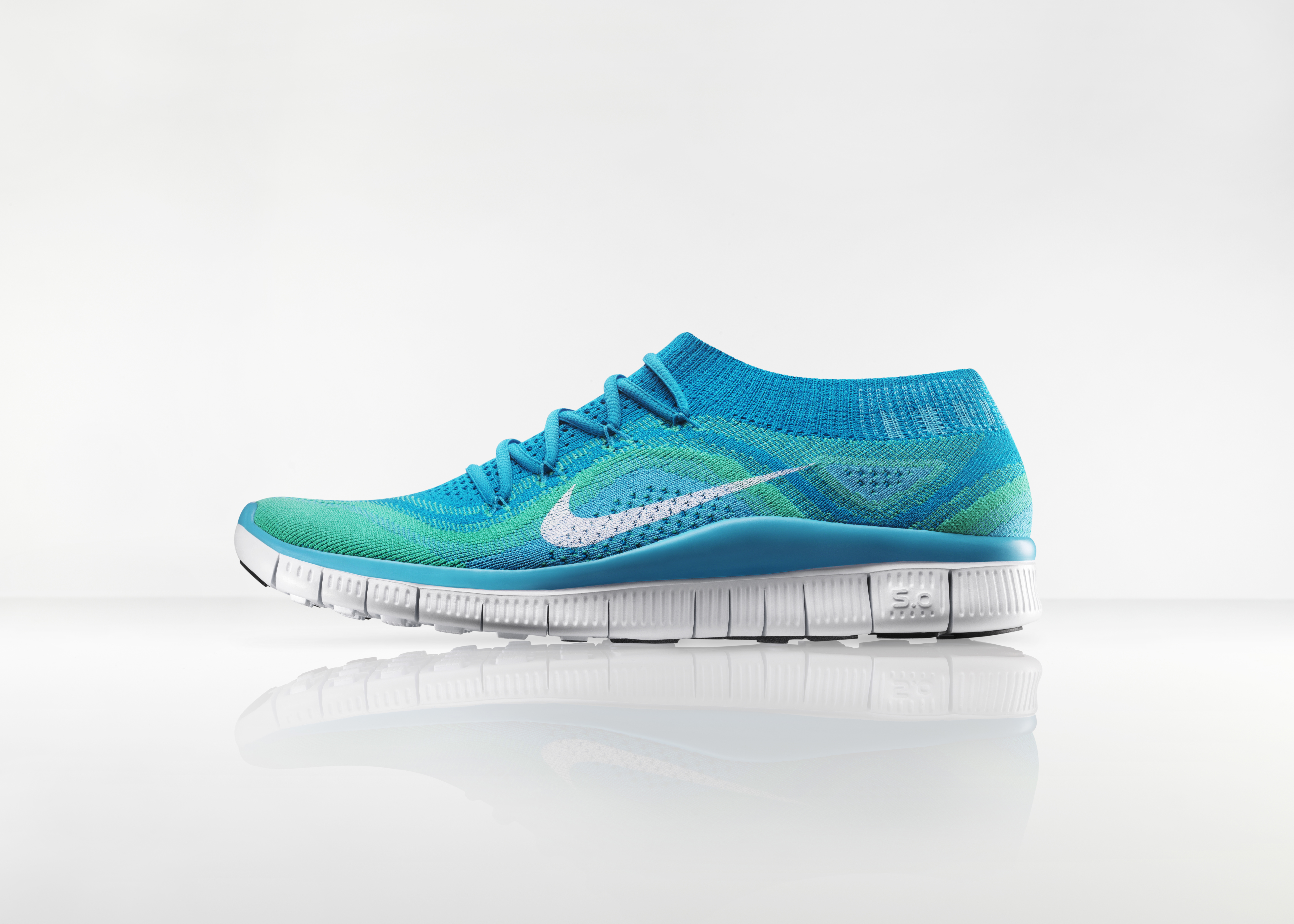 nike free flyknit 5.0 kids blue