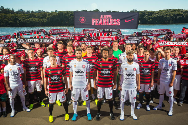 Western Sydney Wanderers and Nike Unveil New Home and Away Kits for 2014-15 Season