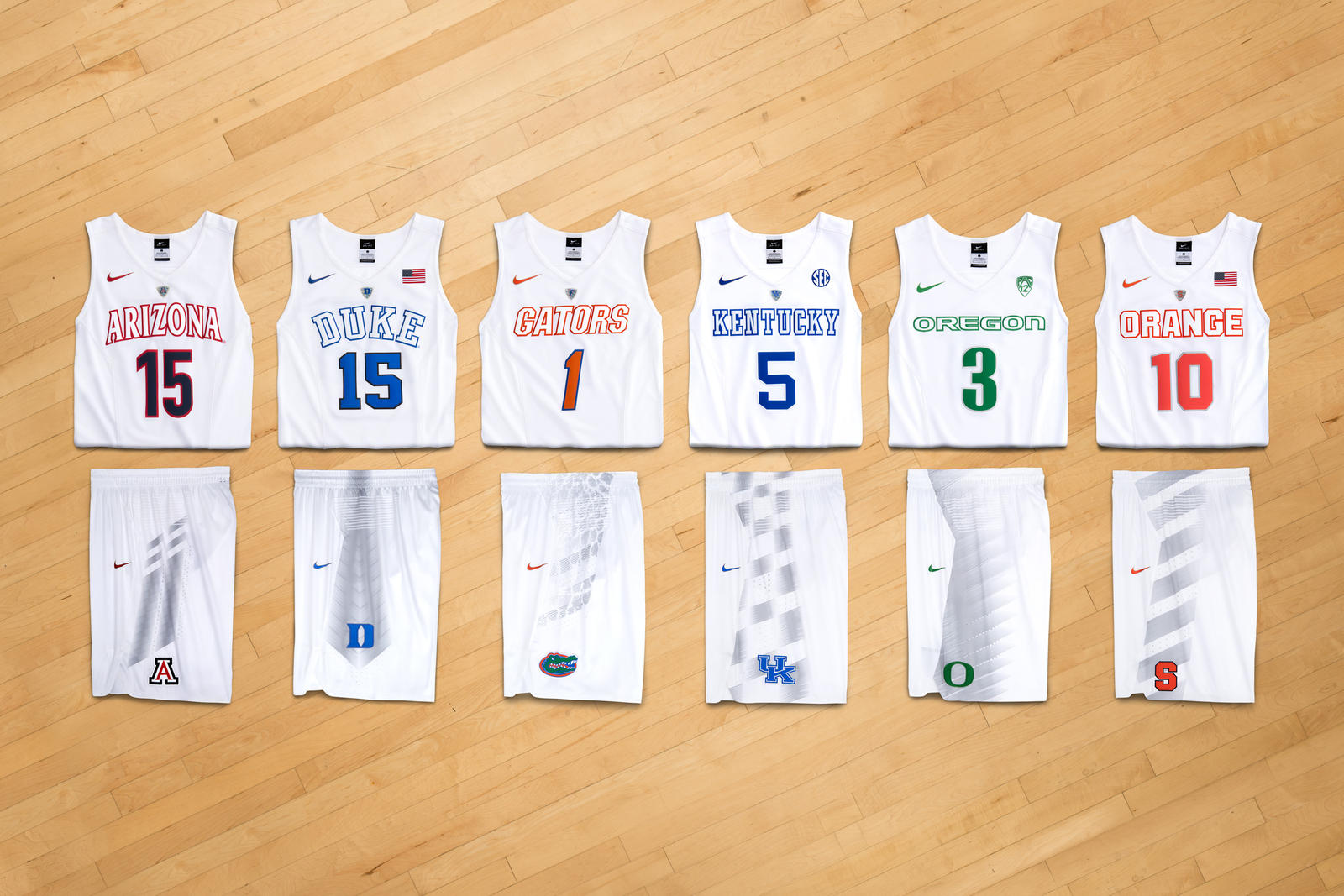 Eight NCAA Basketball Teams Ready for Rivalries with New Nike Uniforms