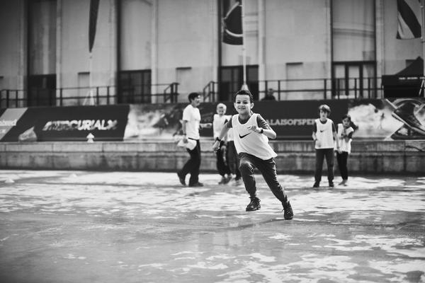 In Paris, A Chance to Play Brings Smiles