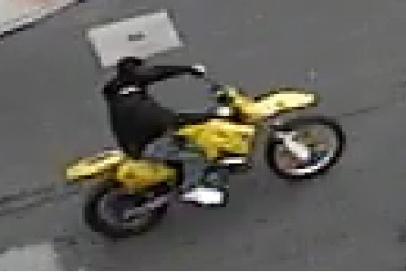 Photo of dirt bike rider who struck a child